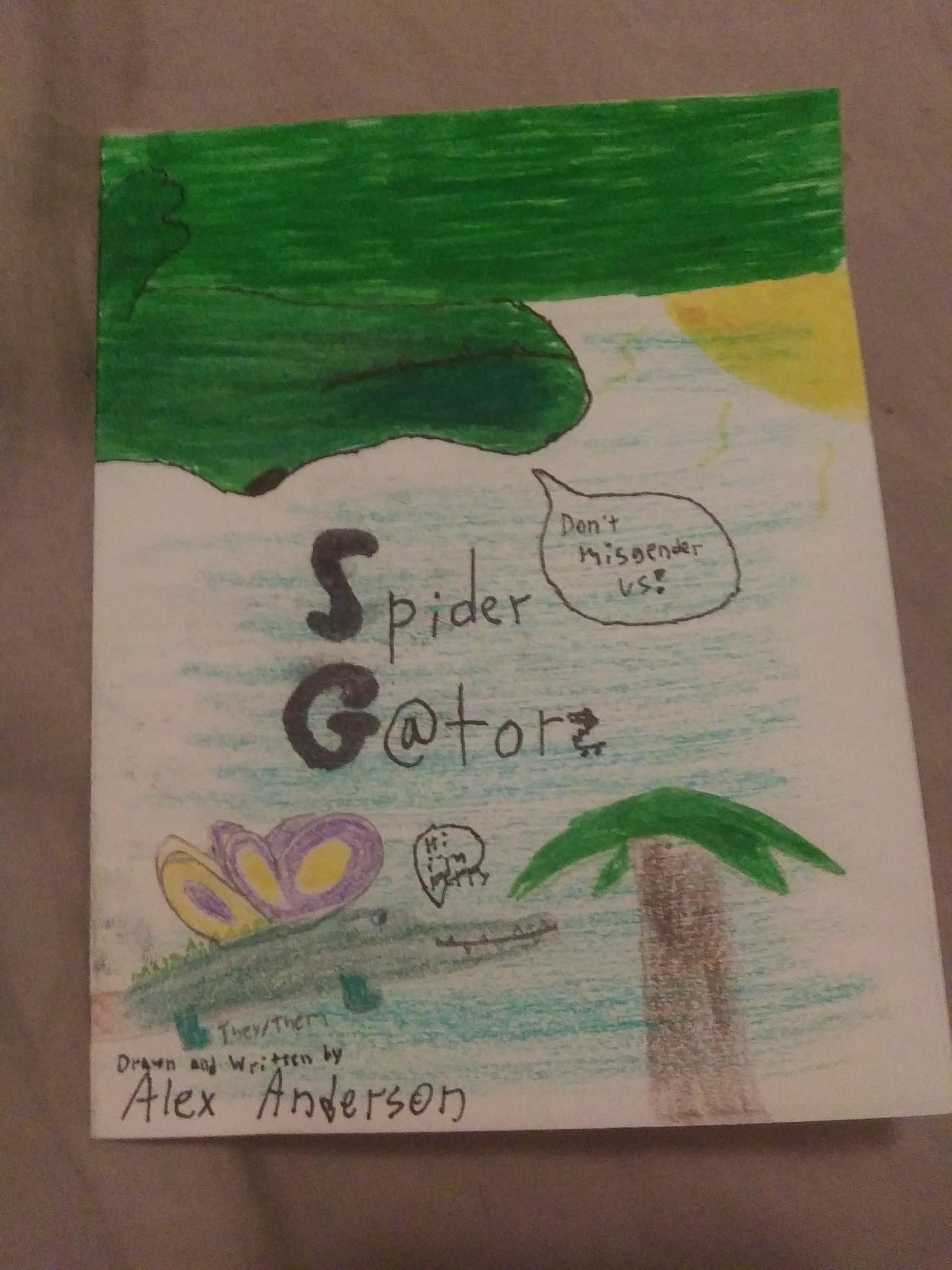 Spider Gatorz cover drawing